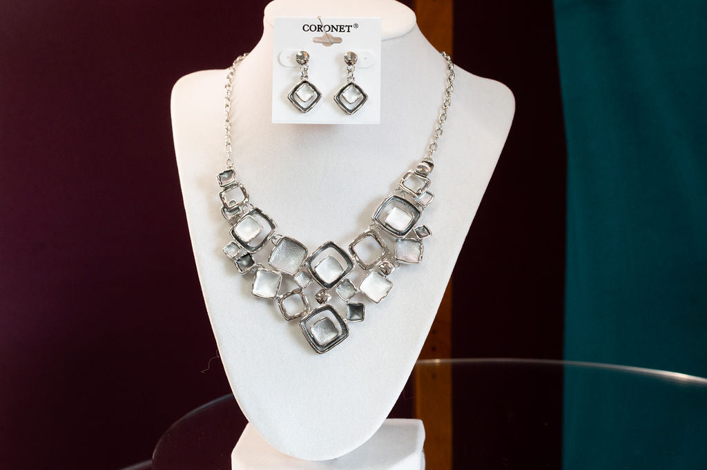 Silver Necklace Set